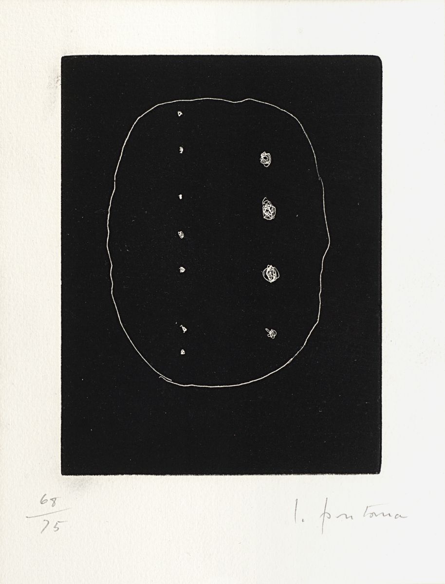 Lucio Fontana - L'épée dans l'eau, Dix eaux-fortes, 1962, Edizione 17/75