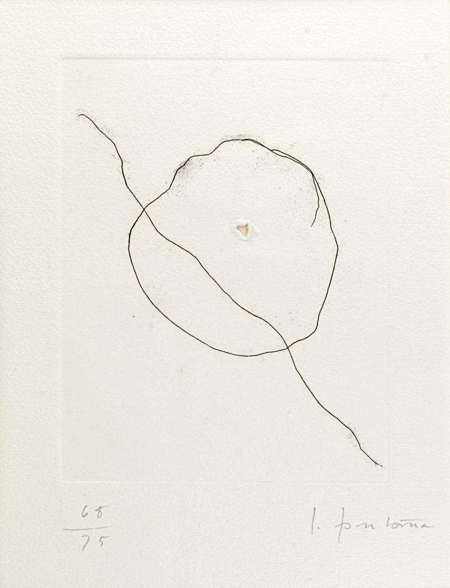 Lucio Fontana - L'épée dans l'eau, Dix eaux-fortes, 1962, Edizione 17/75