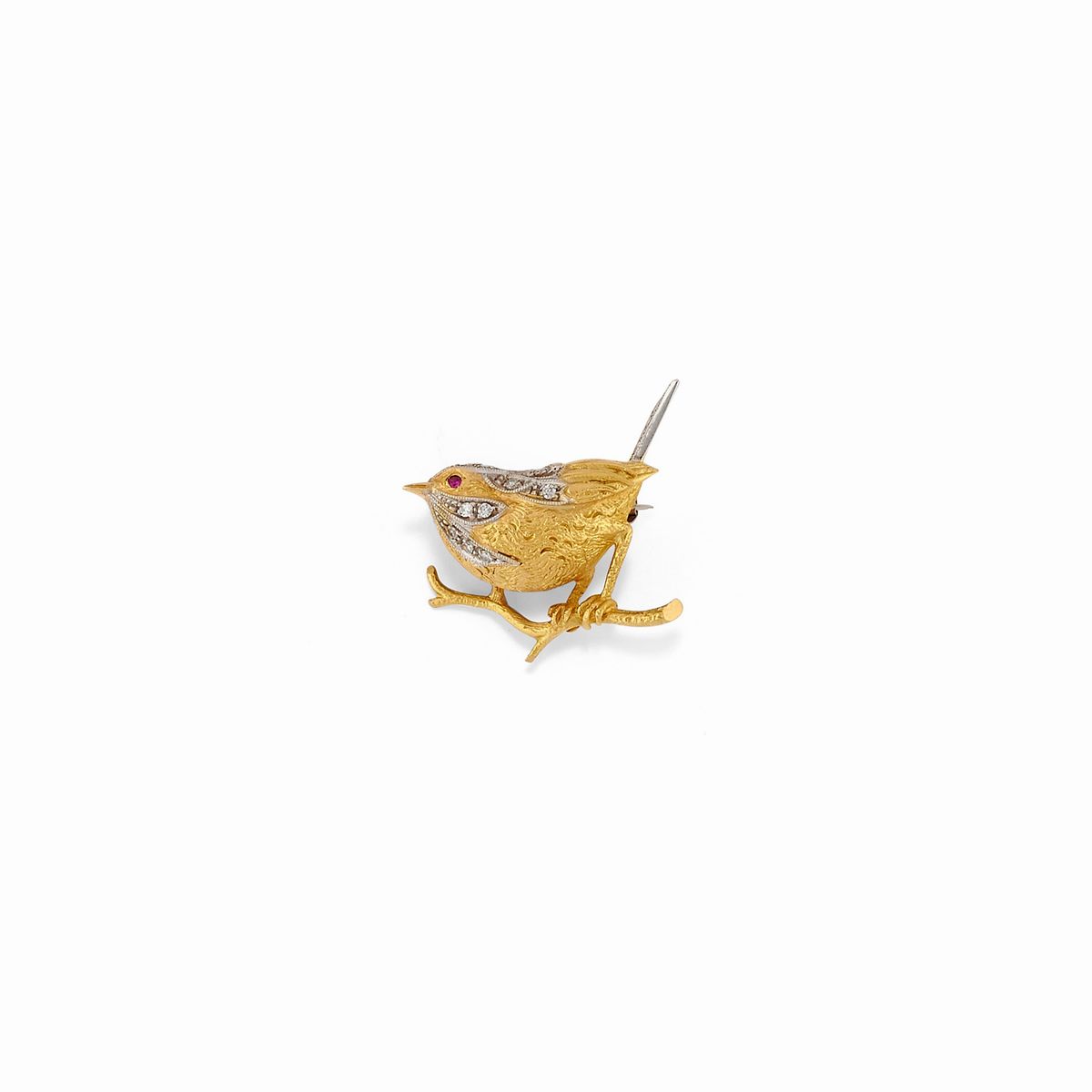 Anello e Spilla con Diamanti