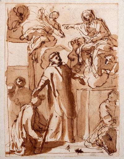 La Madonna Appare a San Francesco
