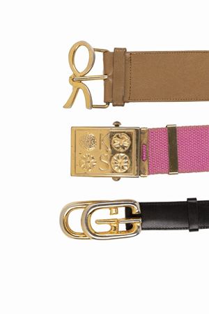 Gucci, Roberta di Camerino, Scott Ken - Lotto di tre cinture