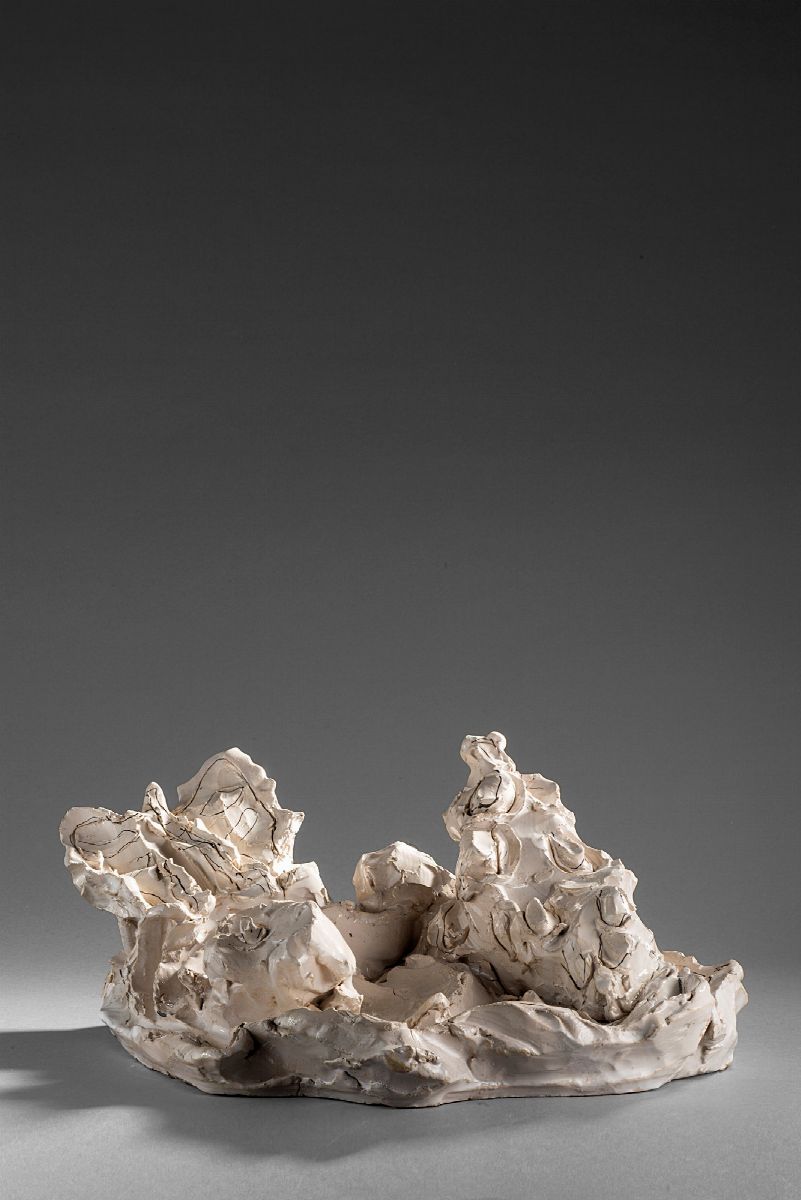 Lucio Fontana - Farfalla e conchiglia, ceramica colorata, 1938