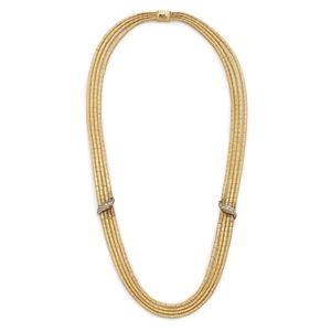 COLLANA IN ORO E DIAMANTI, CIRCA 1950-60