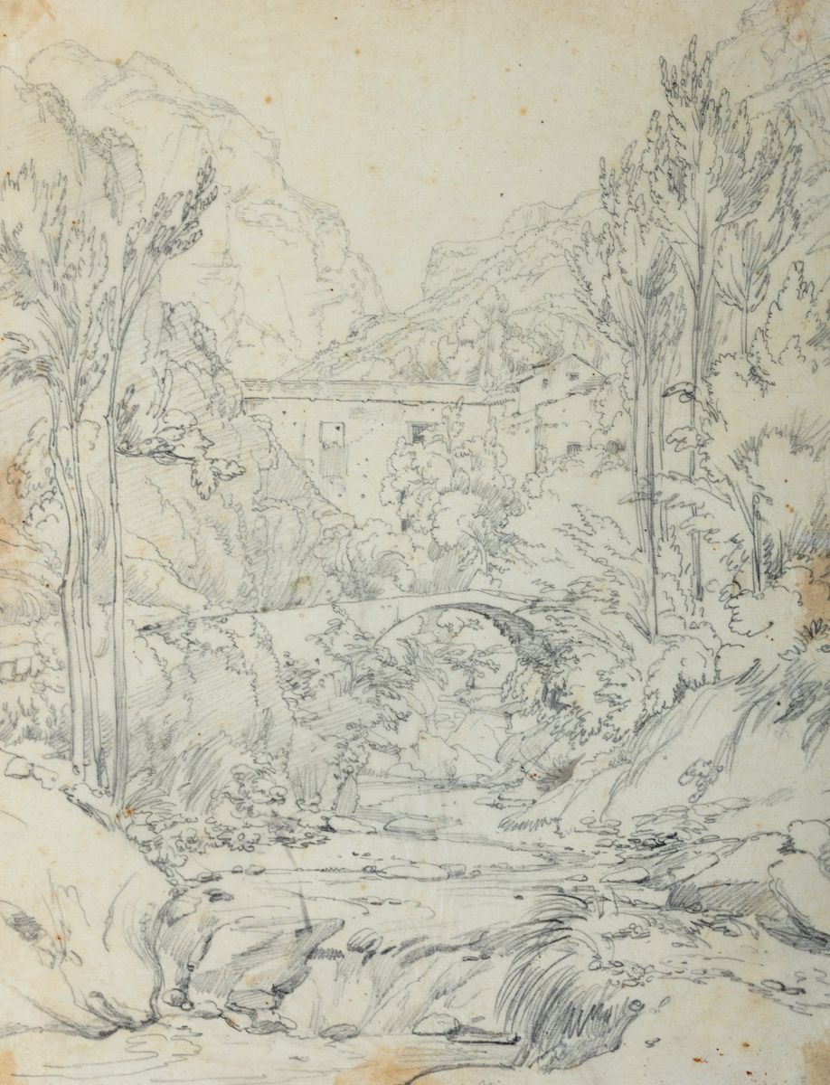 Antonio Senape - Lotto di tredici vedute di Ischia, Capri e altre località del Regno di Napoli, m...