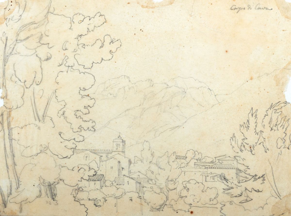 Antonio Senape - Lotto di tredici vedute di Ischia, Capri e altre località del Regno di Napoli, m...