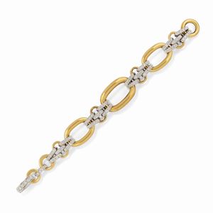 A 18K two color gold and diamond bracelet, Pomellato