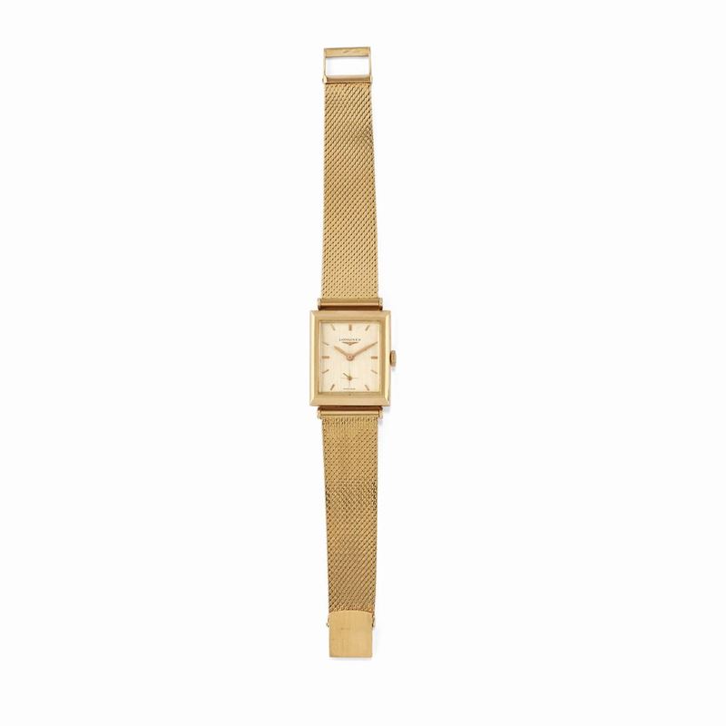 Orologio on sale rettangolare oro