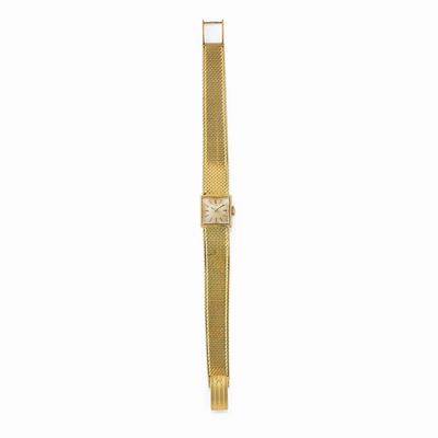 Orologio da donna in oro giallo 18K con movimento a carica manuale