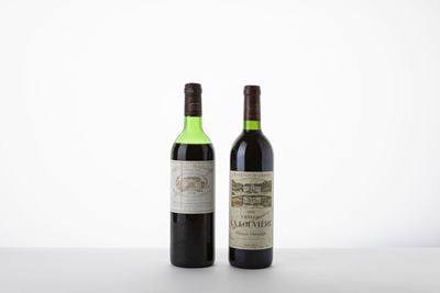 Château Margaux 1978 e Château La Louvière 1988, confezionamento da 2 bottiglie