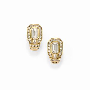 Damiani - Orecchini con diamanti, 1980 circa