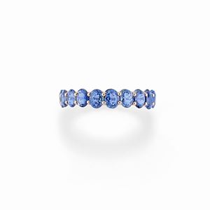  - Anello con zaffiri
