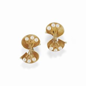 Orecchini con perle, circa 1940