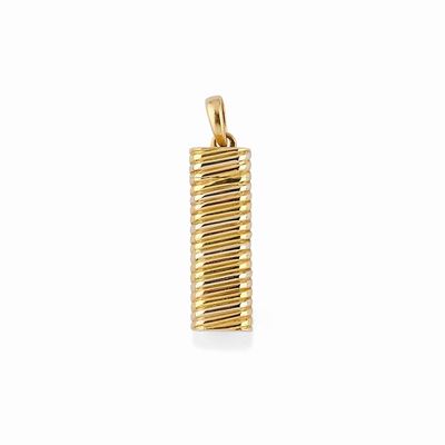 Cartier, Pendente in oro 18K multifine con gemme in oro giallo, rosa e bianco