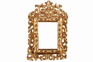 Carved and gilded wooden frame, Spain 16th - 17th century
