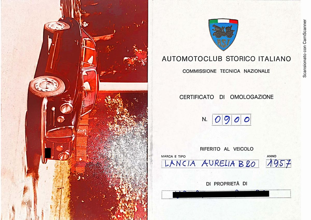 Lancia - Aurelia B20 (vi Serie) (pinin Farina)
