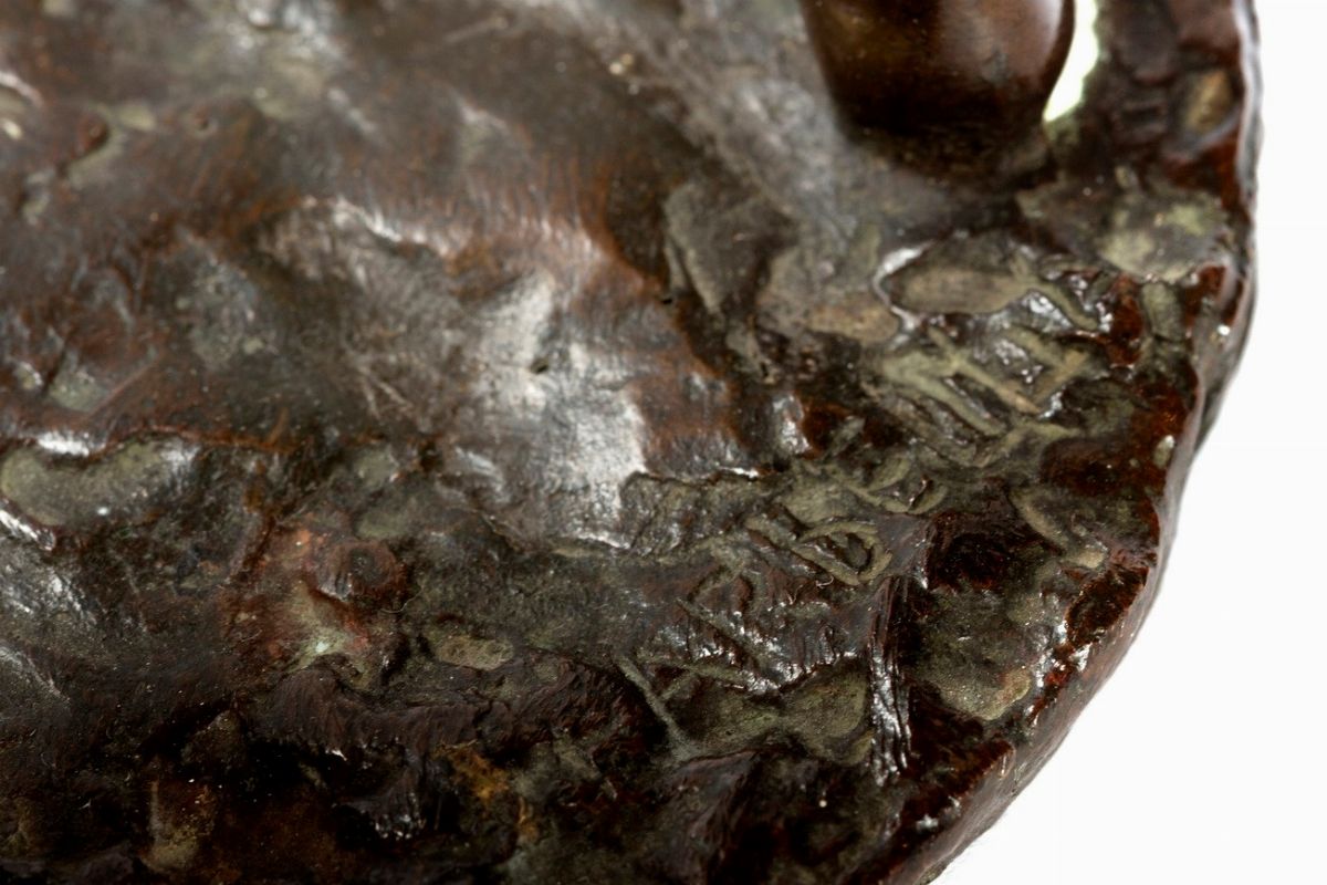 Costantino Barbella - Bum...! scultura in bronzo
