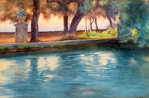 Nardi Enrico - Tivoli, riflessi a Villa d'Este