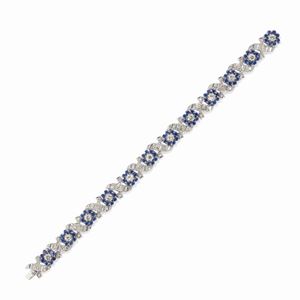  - Bracciale zaffiri e diamanti