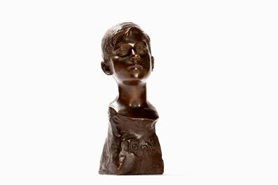 Tonio, scultura in bronzo