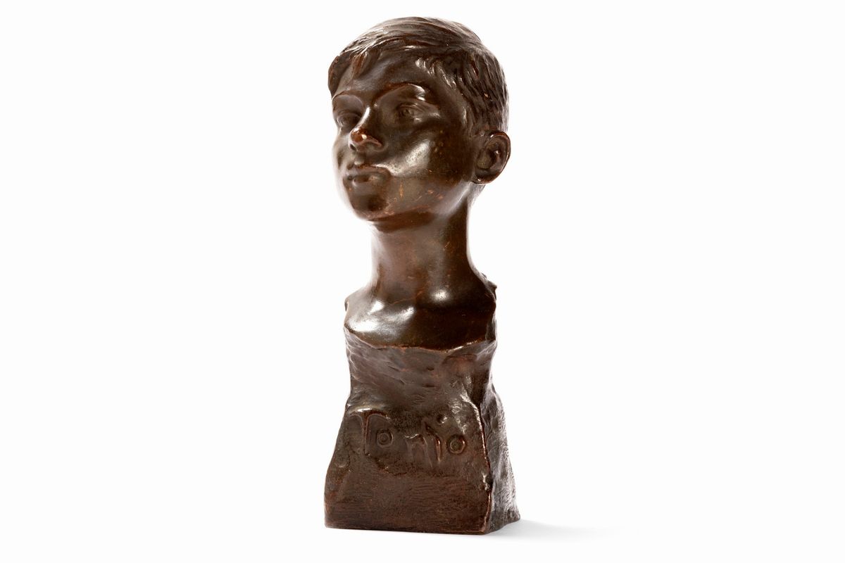 Edoardo Rossi - Tonio, scultura in bronzo