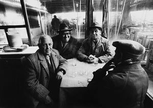 In a café in Ploudin, from the series "Meetings with Bulgaria", 1980