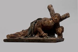 Cristo sulla Via Crucis, fine secolo XVI