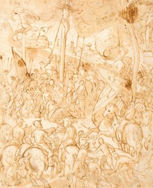 Scuola dell'Italia settentrionale, fine del secolo XVI - Crucifixion