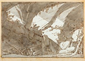 Interior with classical ruins