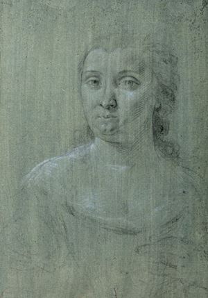 Scuola italiana, secolo XVIII - Half-length portrait of a gentlewoman