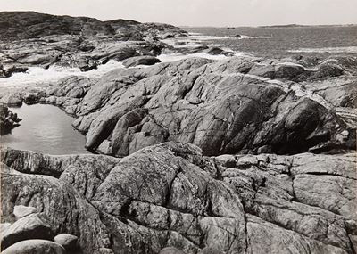 Vom Eis Geschliffene Landschaft in Südschweden, 1966