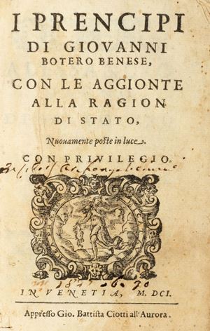 The principles [...] with the additions to the Reason of State once again brought to light