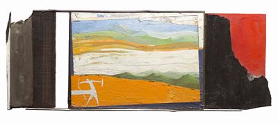 Tu e io, tecnica mista su legno, 2006