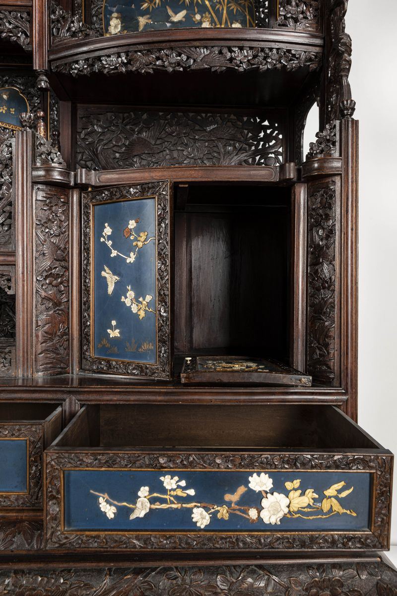 19th Century Japanese Shibayama Cabinet - Ref.73955