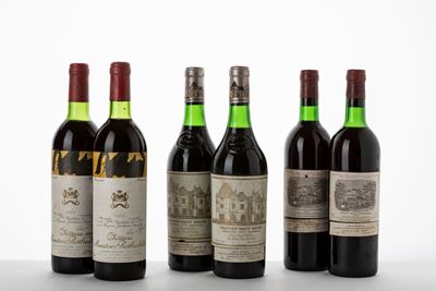 Château Lafite Rothschild, Selezione Premier Cru 1974 (6 bottiglie)