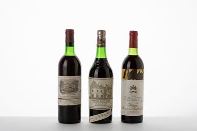 Selezione Premier Cru, 3 bottiglie assortite del 1974