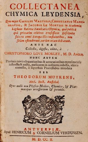 Collectanea chymica Leydensia [...]