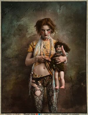 Model print, Session for "Rebel" starring Guinnevere, 2002