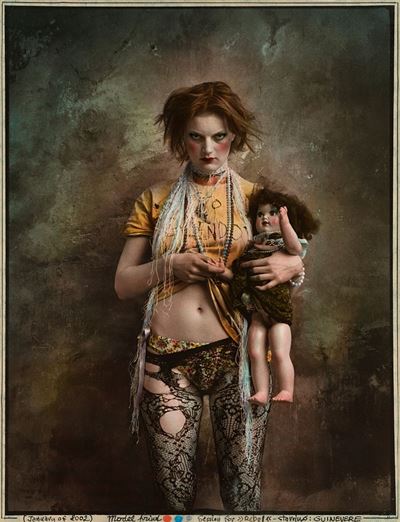 Model Print, Session For "rebel" Starring Guinnevere, 2002