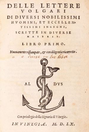 Of the vulgar letters of various most noble men and most excellent geniuses, written in different subjects