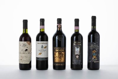 Selezione di Chianti e Brunello di Montalcino