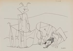 Twnty drawings by Pablo Picasso curated by Douglas Cooper