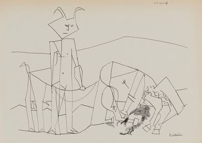 Venti Disegni di Pablo Picasso Presentati da Douglas Cooper