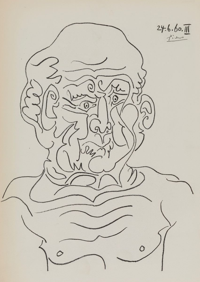 Venti Disegni di Pablo Picasso Presentati da Douglas Cooper