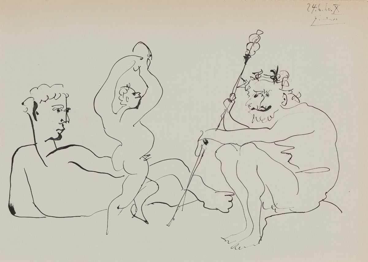 Venti Disegni di Pablo Picasso Presentati da Douglas Cooper