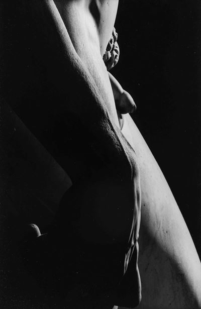 Senza titolo (David di Michelangelo), stampa vintage alla gelatina ai sali d'argento