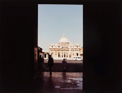 Senza titolo (Piazza San Pietro), stampa cromogenica vintage