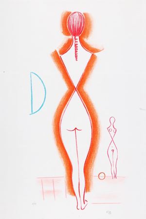 Tozzi Mario - Nude from behind