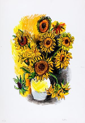 Guttuso Renato - Sunflowers