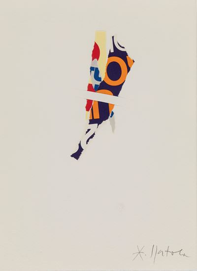 Senza titolo, collage su carta