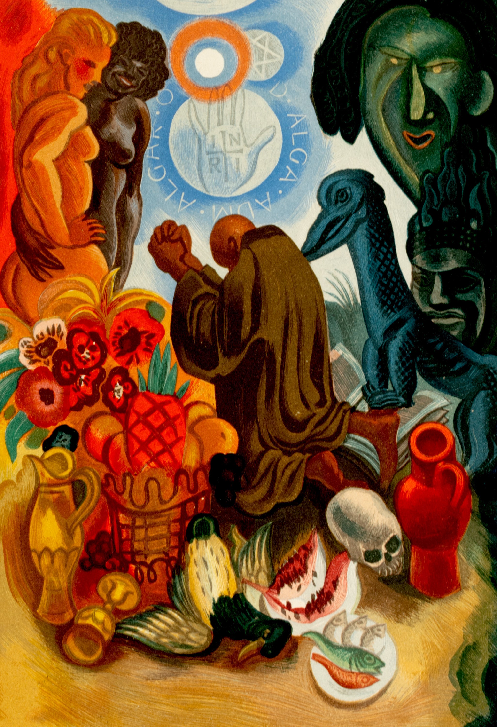 Jean-Gabriel Daragnès, La Tentation de Saint-Antoine, 1942